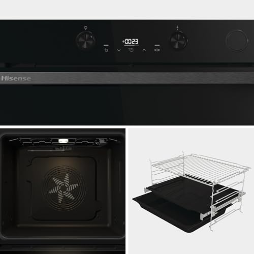 Hisense Hi4 BlackLine 77L BSA66226ADBGUK Built-In Electric Single Oven with Air Fry - Black - A Rated - Image 5