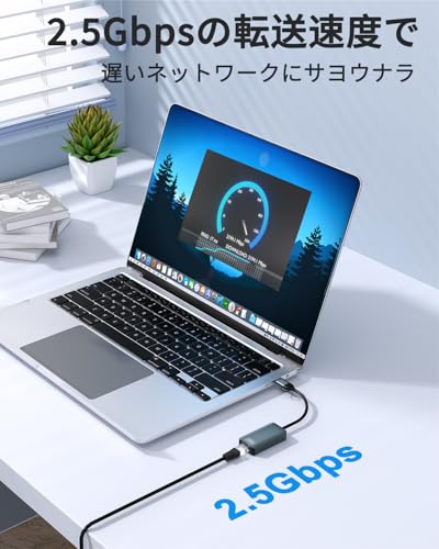 Lecnvuo USB C 有線LANアダプター 2.5Gbps の商品画像 3
