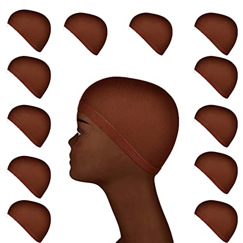 Wig Caps for Women Wig Cap for Lace Front Wig 12 Pieces Stocking Wigs Cap Nylon
