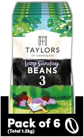 Taylors of Harrogate Lazy Sunday Coffee Beans 200 g (6-Pack)