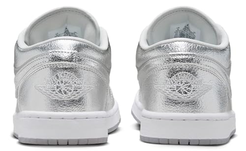 NIKE Jordan Women's Air 1 Low SE Metallic Silver/Photon Dust (FN5030 001) - 11.54