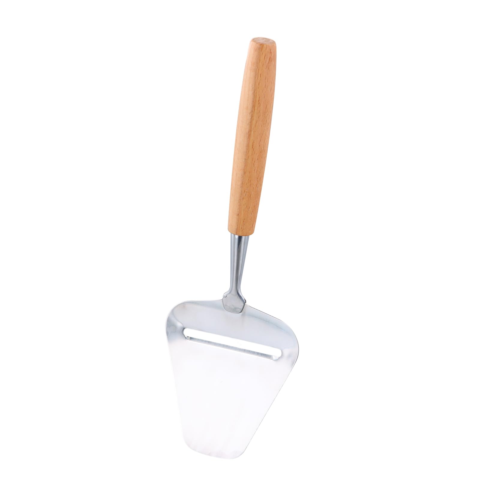 Hontaog Cheese Slicer with Wood Handle, Stainless Steel Blade – Manual Cheese Cutter for Hard, Soft & Mature Cheese, Butter, Chocolate, Vegetables