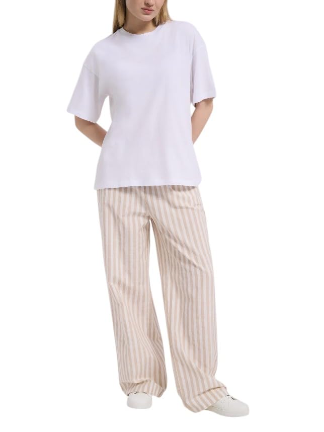 Women Pajama Pants | 100% Cotton | Elastic Waistband | Loose Fit | Summer Lounge Pajamas | Relaxed Nightwear | Comfortable Sleepwear | Casual Cotton Lowers-picture-30