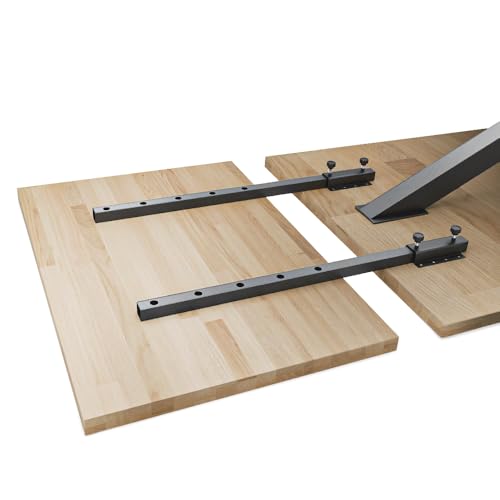 woplus Tischverlängerung Metall – 2er Set...