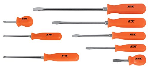 Performance Tool W904 8-piece Screwdriver Set - Orange