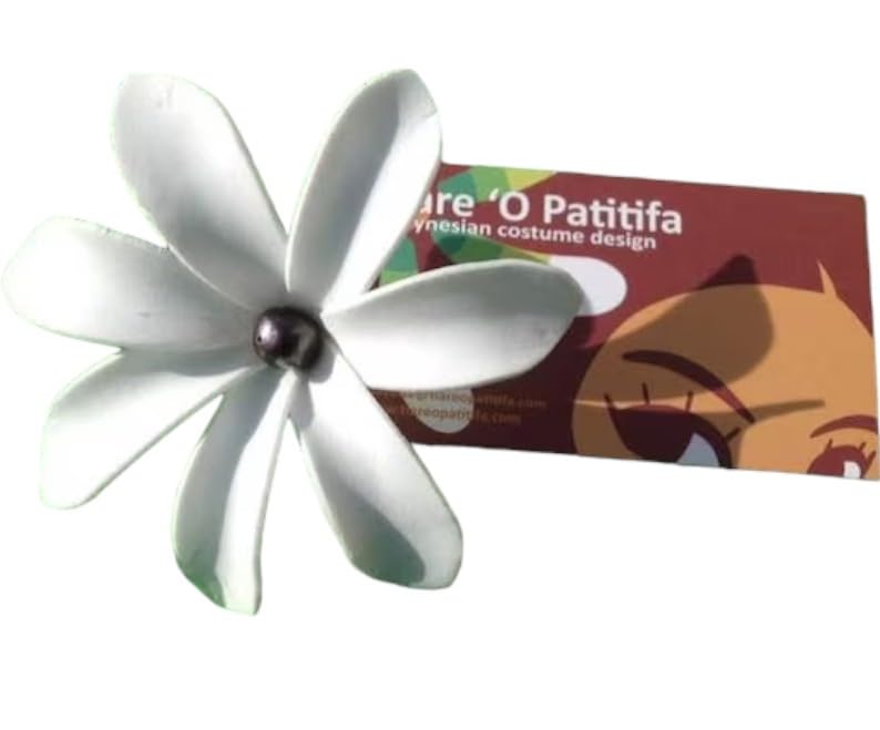 Tiare Foam Flower (Black Pearl, Pick/Stick)