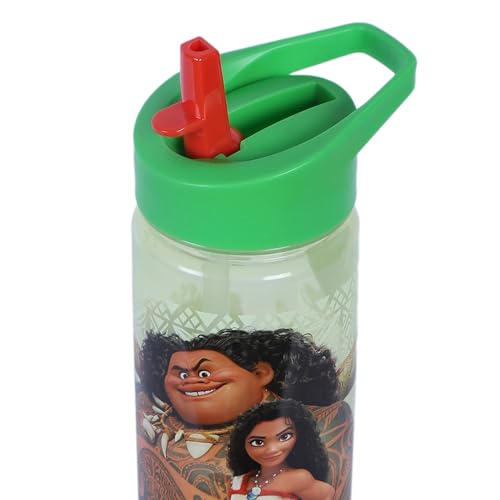 Image of Gluman Water Bottle for Kids | Disney Moana Ninos 700 ml Sipper Bottle with Flip-Top Closure | Kids Sipper School Water Bottle | Picnic Bottle | Food Grade | School Bottle for Boys | Leakproof