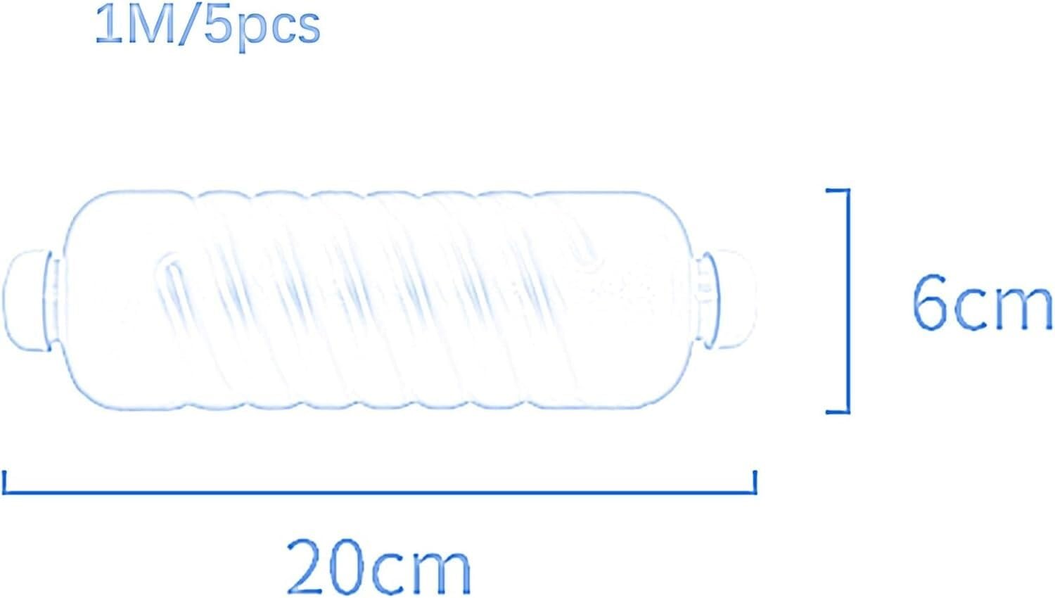 Professal Kit divisorio per piscina, corda galleggiante per spiagge e Waterpar (6 cm) – perfetto per allenamento di nuoto e cetit in piscina