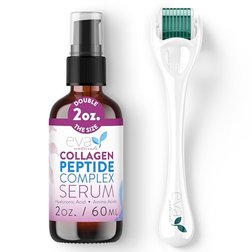 Eva Naturals Peptides Serum + Derma Roller Kit