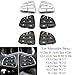 Goodithy Steering Wheel Control Switch Buttons Covers, Multifunction Steering Wheel Buttons Keys Replacement For Mercedes Benz A B GLA GLS GLE V Class W176 W246 W156 W166 W292 W117 W218 W231 (Black)
