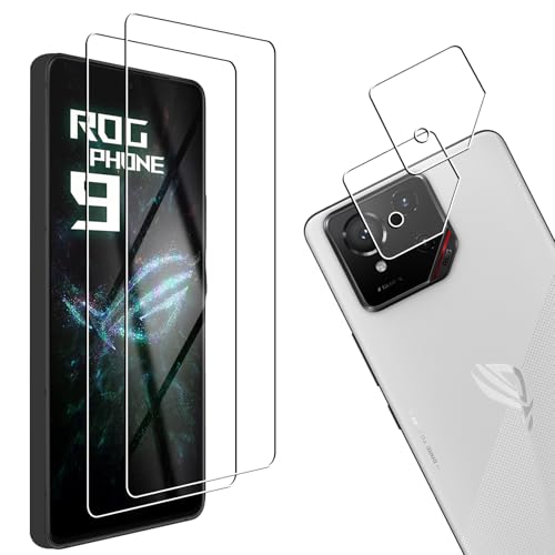 y2+2zΉ ASUS ROG Phone 9 KXtB 2 + Ή ROG Phone 9 5G YیtB 2 FOR ASUS ROG Phone 9 p̉tیtB Sʕی ϏՌ ɔ CA[ wh~ \t