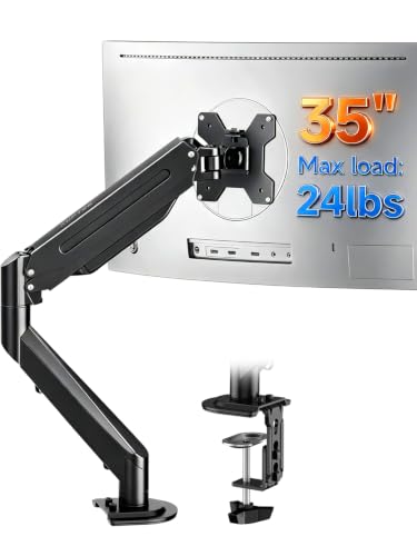 Suptek Single Monitor Arm Fully Adjustable for 17-34-35 Inch Screens