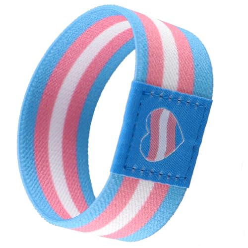 Rainbow LGBT Pride Bracelet for Women Men, Stretch Elastic Band, LGBTQ Wristbands for Pride Month Decorations, Trans Lesbian Accessories Outfits Merch Gifts2