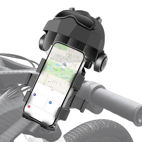 Soporte Móvil Bicicleta - Con Parasol Ajustable Antigolpes | Montura Teléfono Patinete Accesorio Ciclismo,Para Motocicleta Vehículo Eléctrico Carretera Montaña Ciclismo Equitación Aire Libre Viaje