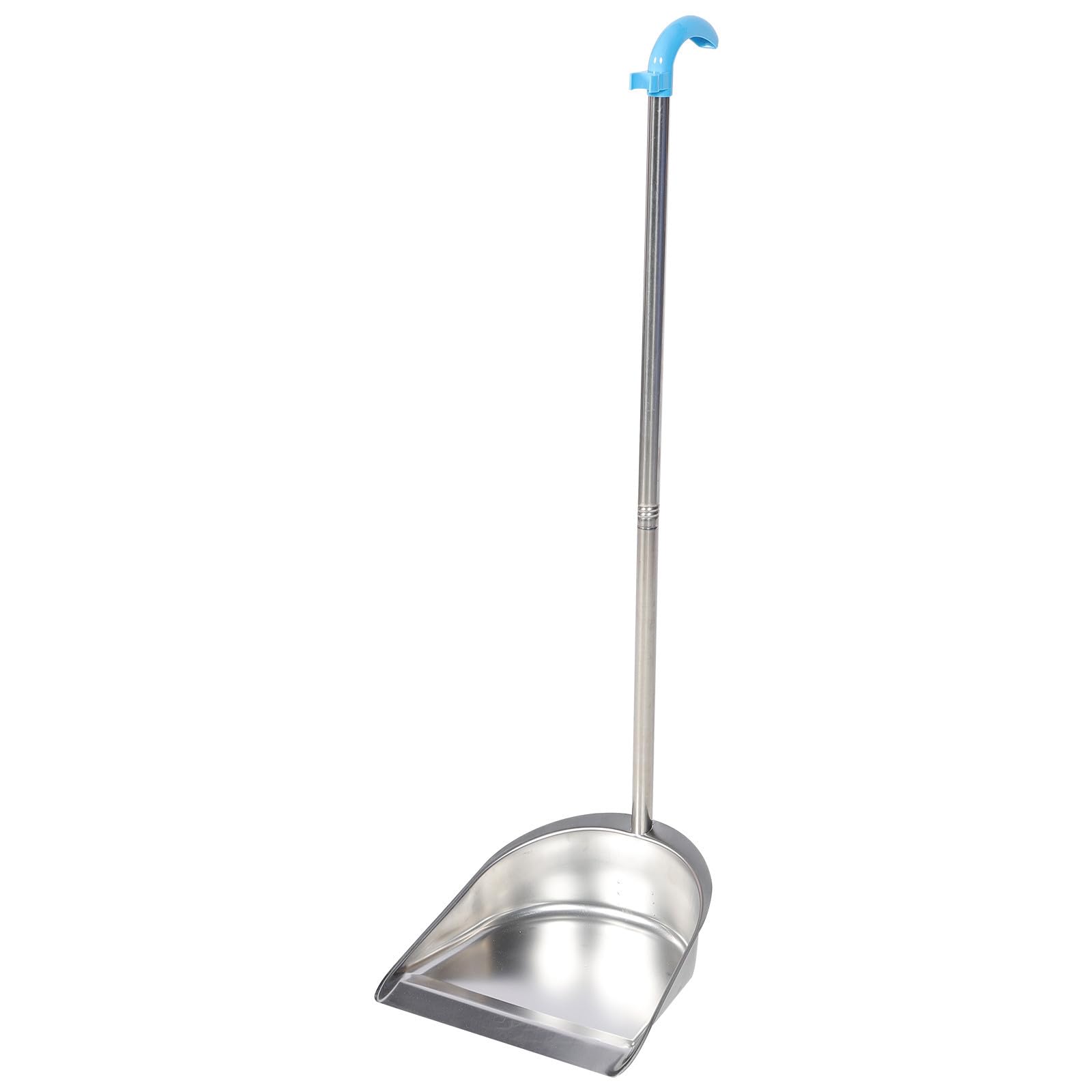 SEWACC Recogedor de Acero Inoxidable para Hogar y Oficina Borrador de Basura con Asa Ergonómica Bote de Limpieza Compacto para Cocina Baño y Uso Diario