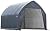 ShelterLogic Garage-in-a-Box Portable Outdoor Garage for SUV and Full-Size Trucks, All-Season Car Canopy Carport with Alpine Style Roof, 13' x 20' x 12', Gray