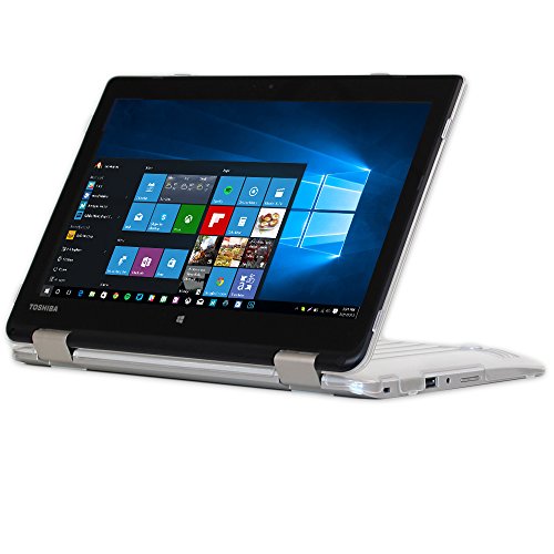 mCover iPearl Hard Shell Case for 11.6-inch Toshiba Satellite Radius 11 L10W Series 2-in-1 Touch Screen Laptop (Clear)