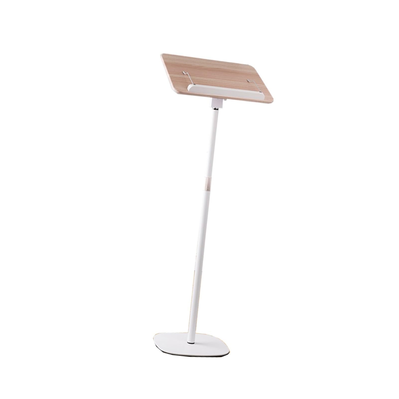 Support de livre sur pied réglable avec pinces à pages, support de lecture réglable en hauteur et en angle pour la maison et le bureau, idéal pour les livres et les tablettes (Couleur 1, H 5