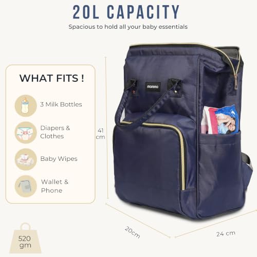 MAMMA Diaper Bag for Mothers for Travel, Baby Bag for Mother 520 g - Image 4