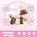 DoggieKit Dog Surgery Recovery Suit, Puppy Surgical Onesie for Female Spay Male Neuter, Soft Anti-Licking Bodysuit Pajamas Shirt After Surgery, E-Collar & Cone Alternatives for Small Medium Dogs Cats