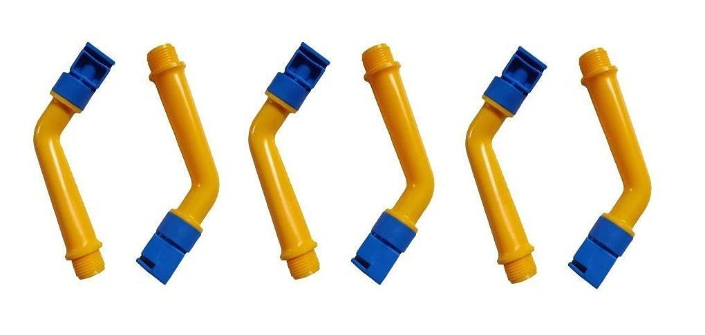 Jarvik Fittings Cleaning Sprinkler for Solar Panel L Type 1/2 inch Standard Size PVC (Pack of 6)