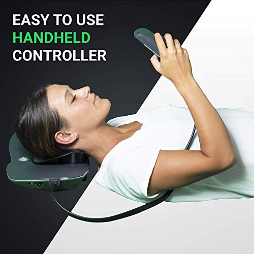 Image of Neck Traction with Heat Therapy by Dynamic Wedge Cervical - Automatic Device, Multi-Function Programs, Adjustable Temperature - Neck Pain Relief, Stretcher