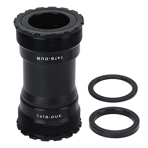 Bike Bottom Bracket, Press Type Outboard Bottom Bracket with Gasket, Power Spline Bottom Bracket for Diameter T47 Width 86.5mm Bicycle Frame