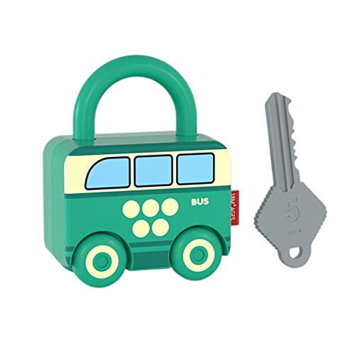 Image of Lock and Key Car Toy Practical Skill Matching Toys for Preschool Children Nus