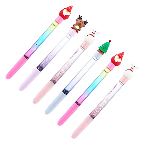Bolígrafos de gel Navidad 6 unidades STOBOK