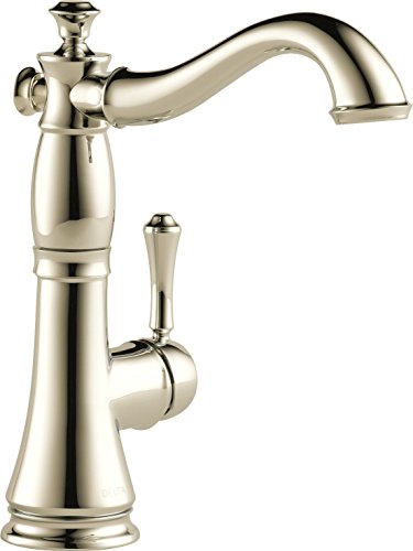 Featured Product Delta Faucet Cassidy Polished Nickel Bar Faucet, Bar Sink Faucet Single Hole, Wet Bar Faucets Single Hole, Prep Sink Faucet, Faucet for Bar Sink, Kitchen Faucet, Polished Nickel 1997LF-PN