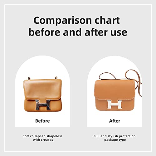 Dgaz Silk Purse Organizer Insert Fits Constance 19/24 ，Silky Smooth Bag Organizer，Luxury Handbag & Tote Shaper（Gold，C19） #TOP3