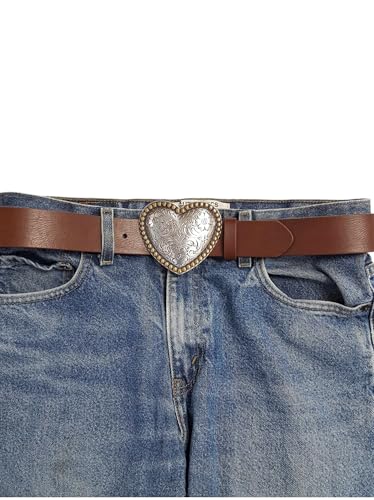 Western Love Heart Buckle Belt2