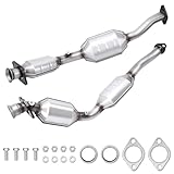 Left Right Catalytic Converter Compatible with 2003-2011 Ford Crown Victoria, Mercury Grand Marquis, Lincoln Town Car 4.6L V8，2PCS,E.P.A. Compliant Direct-fit 30383 30384