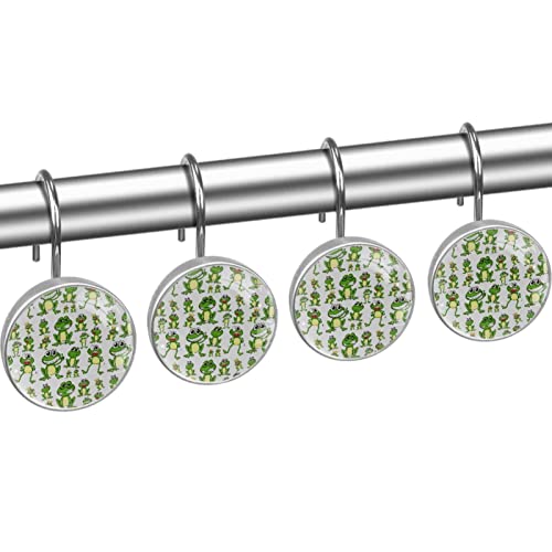 Anneaux de rideau de douche en acier inoxydable durable x12 - 3