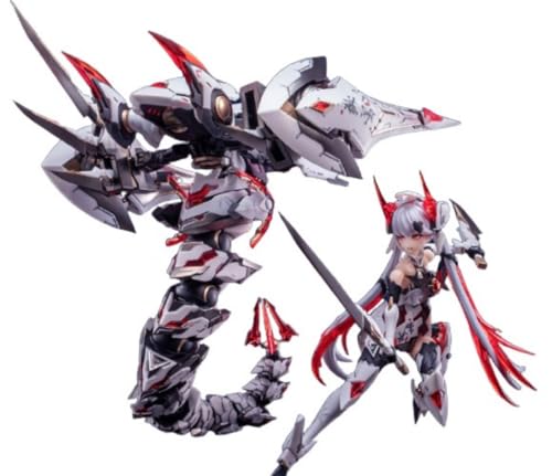 [AC]核金重構 ANIMESTER 1/12 機甲少女 紫微星 白 美少女 可動 プラモデルのサムネイル