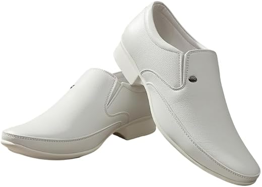 ALSTOM SHOES Classic Men’s Slip-On Formal Shoes | Synthetic Leather Upper with PU Sole | Lightweight, Cushioned | Stylish...