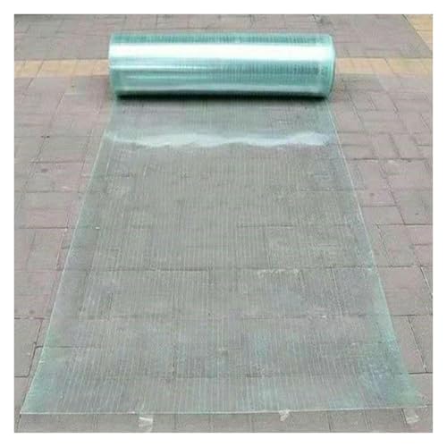 Láminas de Policarbonato 0.8mm Planchas Transparentes for Tejados Fácil de Cortar Hojas de Invernadero for Techos, Solarios(1.2x1m/3.94x3.28ft)