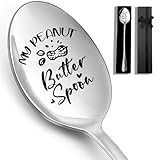 My Peanut Butter Spoon, Funny Stainless Steel Spoon Long Handle Spoon, Gifts for Peanut Butter Lovers Woman Men Friends Birthdays Mother's Day Gifts