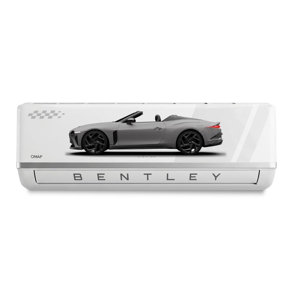 Yashashv™ AC Car Sticker for Split AC | 3D Sports Car Design AC Skin Cover | Air Conditioner Sticker | Self Adhesive Vin
