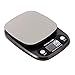 PPITVEQ Il Cibo Scala, 5kg / 0.1g LCD Laurea Preciso, Digital Kitchen Scale Multifunzione Alimentari Scala Elettronica Del Peso for La Cottura Al Forno, Easy Clean Acciaio Inossidabile E Vetro Tempera