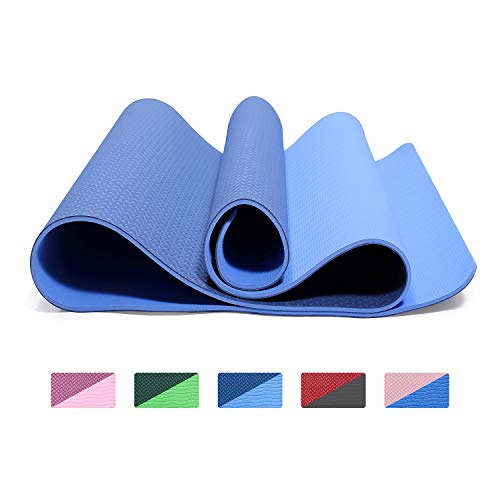 Symbom Esterilla Yoga Antideslizante Alfombrilla de Yoga Esterilla Pilates Esterilla Deporte- con Correa de Hombro 183cm x 61cm