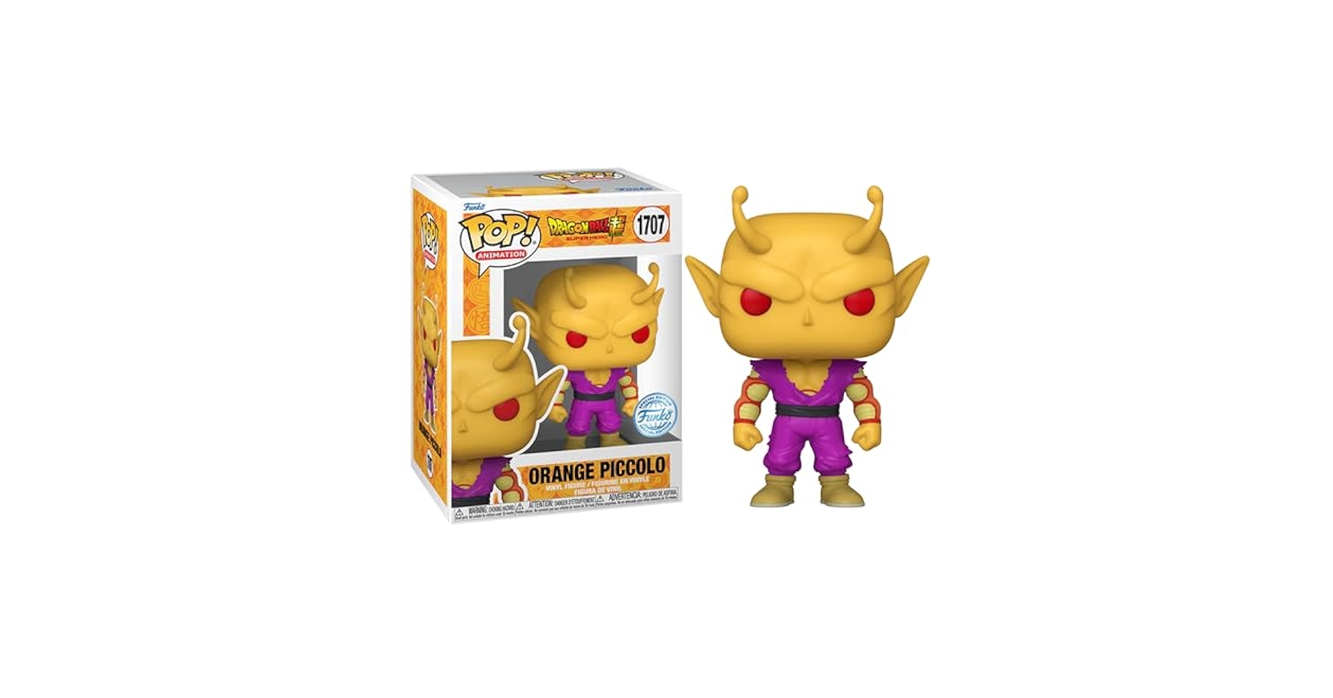 funko POP 1707 オレンジピッコロ　蓄光チェイス版 77956_DBSSH_OrangePiccolo_GLAM