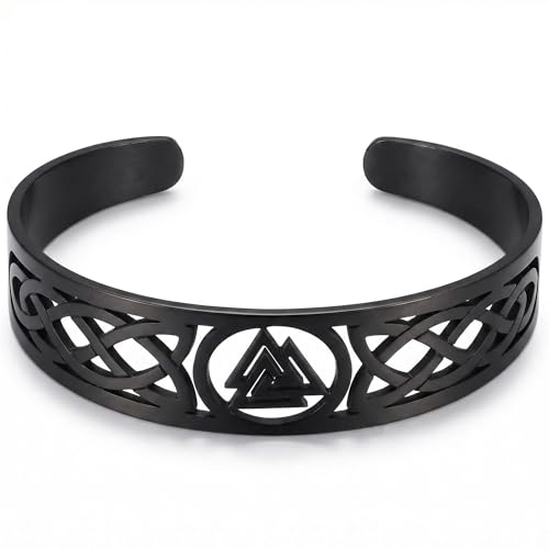 YWMAN Valknut Celtic Knot Bracelet