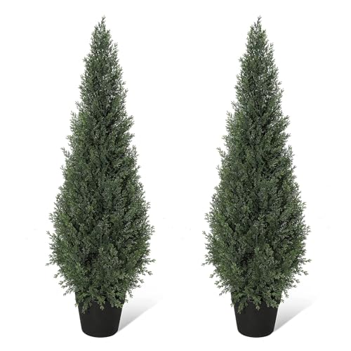 Ciprés artificial de 90cm para dar vida a la terraza o el jardín 2