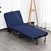 HOMCOM Cama Plegable Cama de Camping Portátil Ahorro de Espacio con Cabecera...