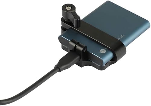 Miniatura 3 de CAMVATE Soporte de montaje SSD para Samsung T5 SSD con roscas de tornillo de 14"-20 y M5 - 1969