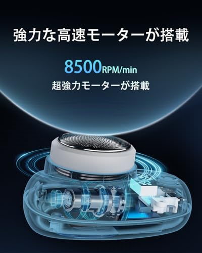 GOODNEW 回転式シェーバー 6枚刃 Type-C充電