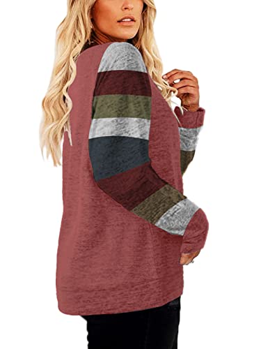 DOLNINE Plus Size Sweatshirts for Women Long Sleeve Oversized Tunic Tops3