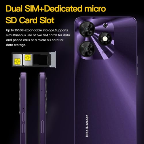 Unlocked Android Smartphone 6.8 Inch HD Screen Dual SIM 3 32GB - Image 3