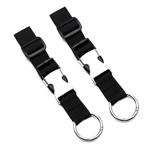Image of 2 Pack Add-A-Bag Luggage Strap Jacket Gripper, Luggage Straps Baggage Suitcase Straps Belts Travel Accessories